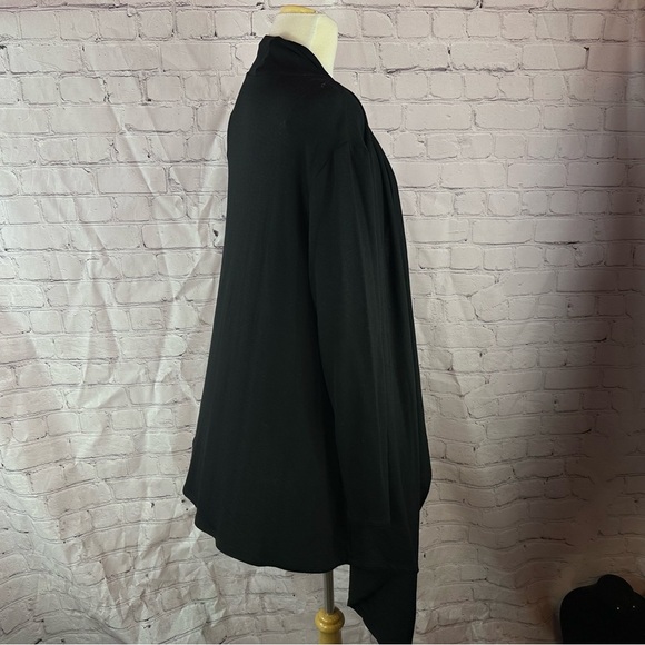 NWT annabelle boutique light weight Knit cascade open front cardigan layer - Picture 3 of 10